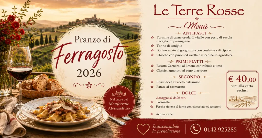 Scopri di più sull'articolo Pranzo di Ferragosto 2026
